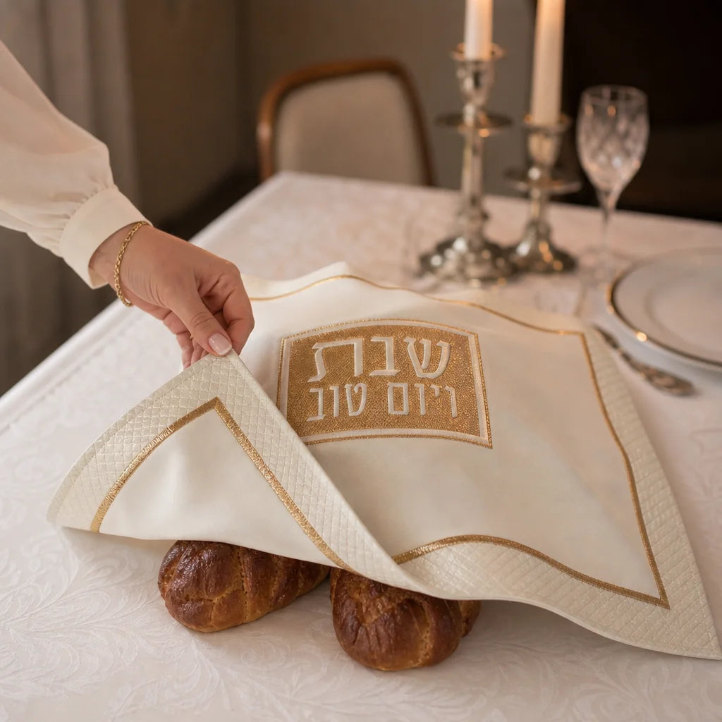challah-cover-gold - in use