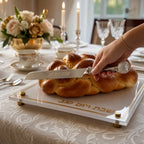 challah-knife - in use