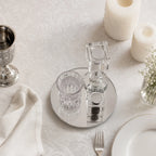 havdalah-set-silver - overhead view